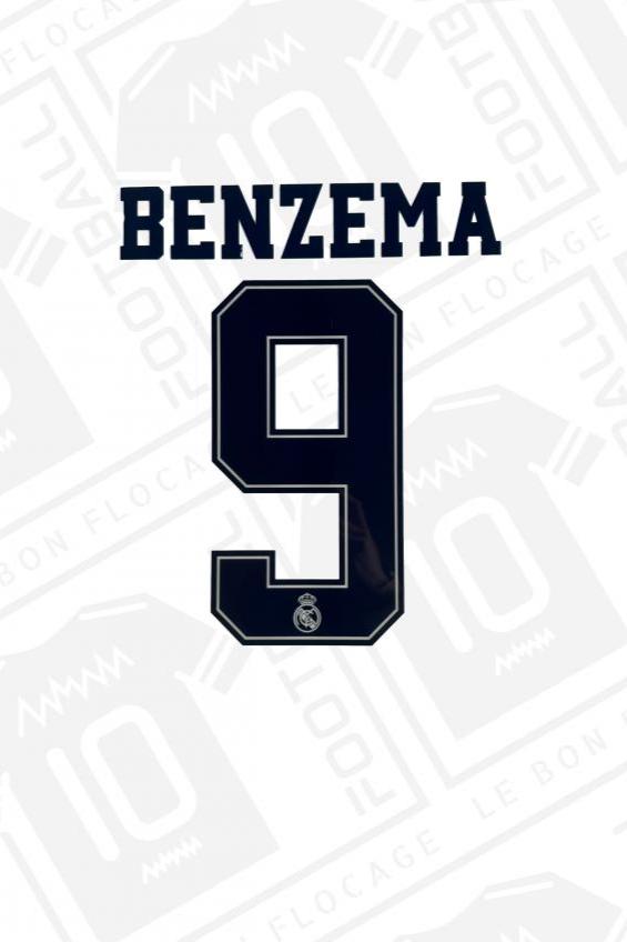 Impresión oficial - Real Madrid, Benzema, 2019/2020, Visitante