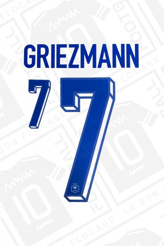 Flocage officiel - France, Griezmann, 2023/2024, extérieur