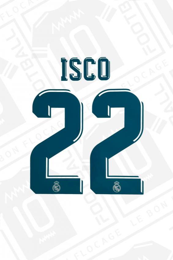 Impresión Oficial - Real Madrid, Isco, 2017/2018, Inicio