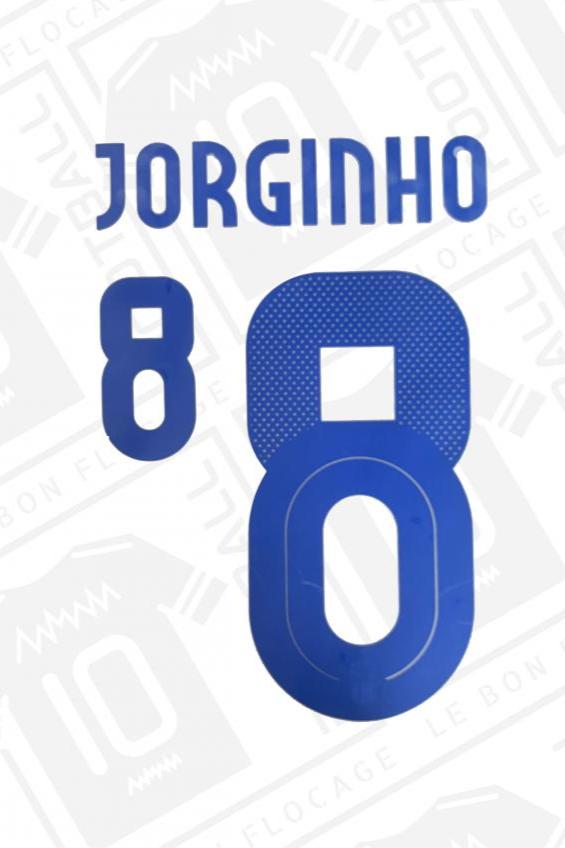 Official flocking - Italy, Jorginho, 2023/2024, away