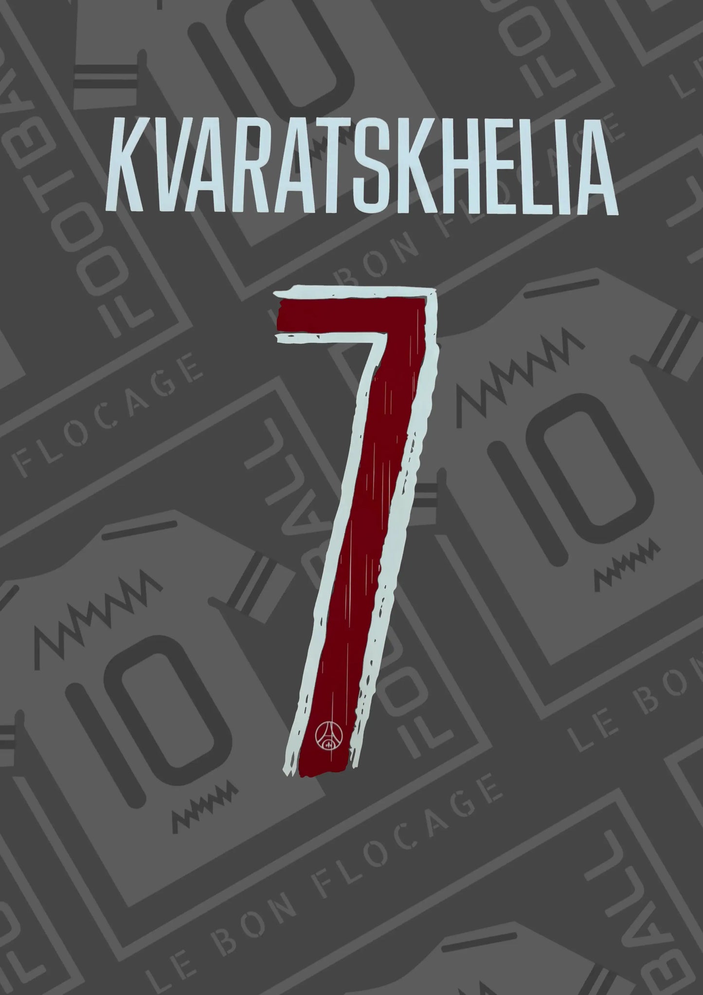 Flocage-officiel-Kvaratskhelia-PSG-domicile-LDC-24-25