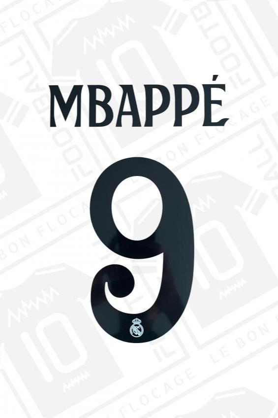 Impresión oficial - Real Madrid, Mbappé, 2024/2025, Local