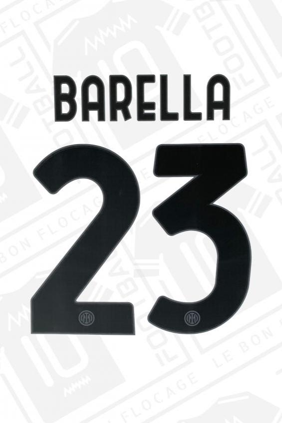 Impresión oficial - Inter de Milán, Barella, 2023/2024, Local