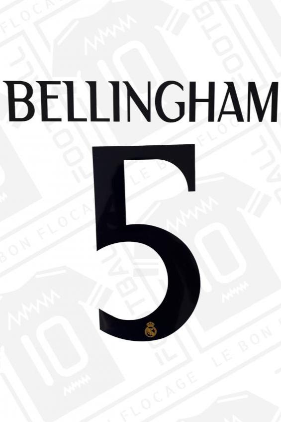 Impresión oficial - Real Madrid, Bellingham, 2023/2024, Local