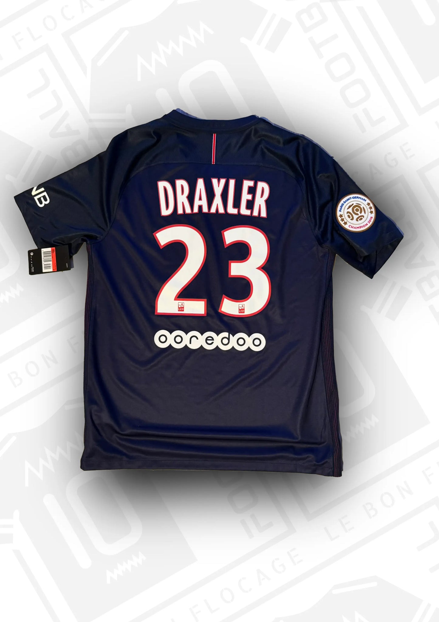 Maillot-officiel-PSG-domicile-16-17-dos