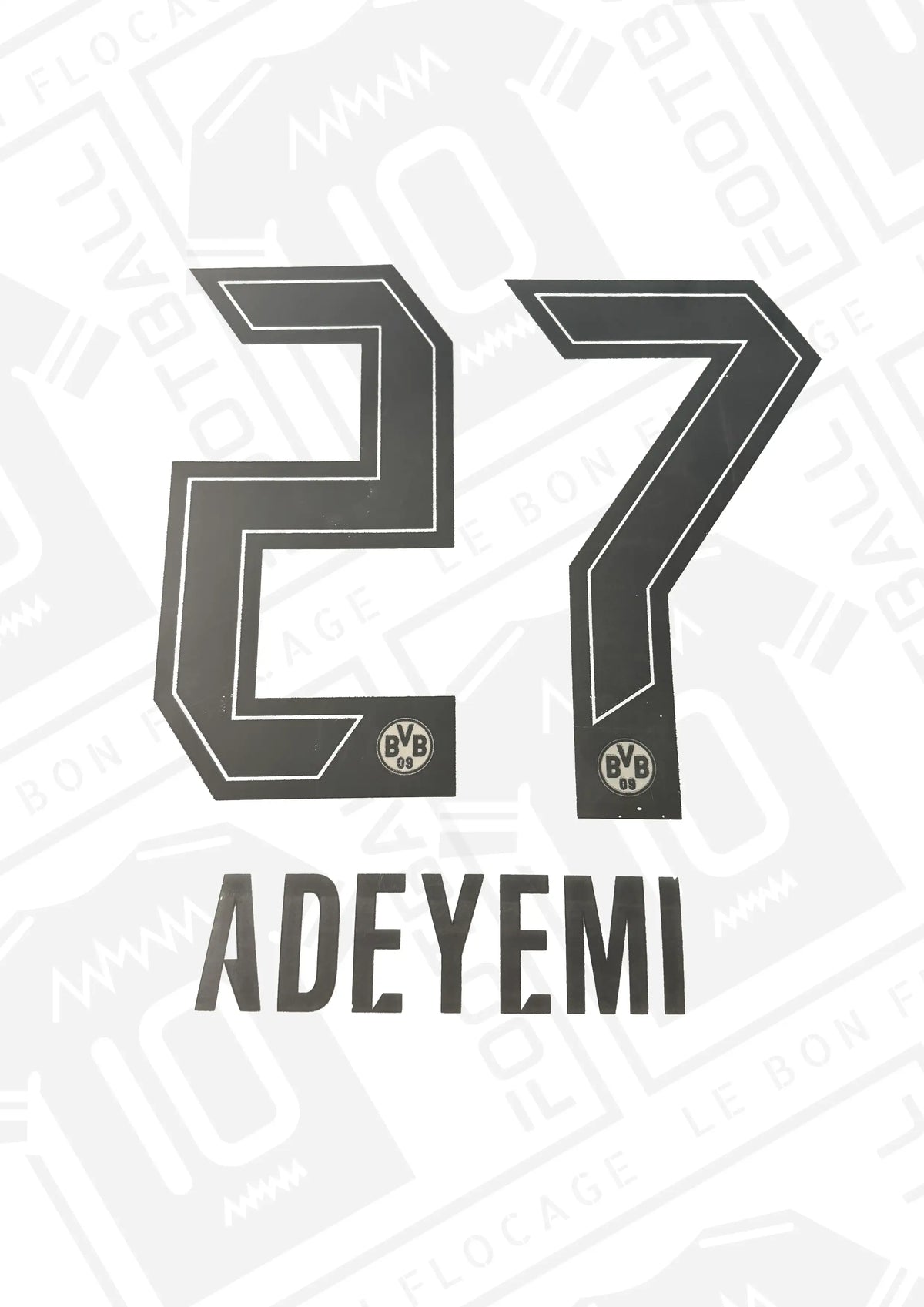 Flocage repro - Dortmund, Adeyemi, 2024/2025, domicile