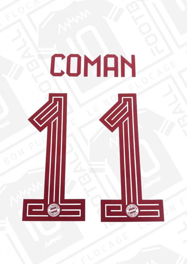 Official Print - Bayern, Coman, 2023/2024, Home