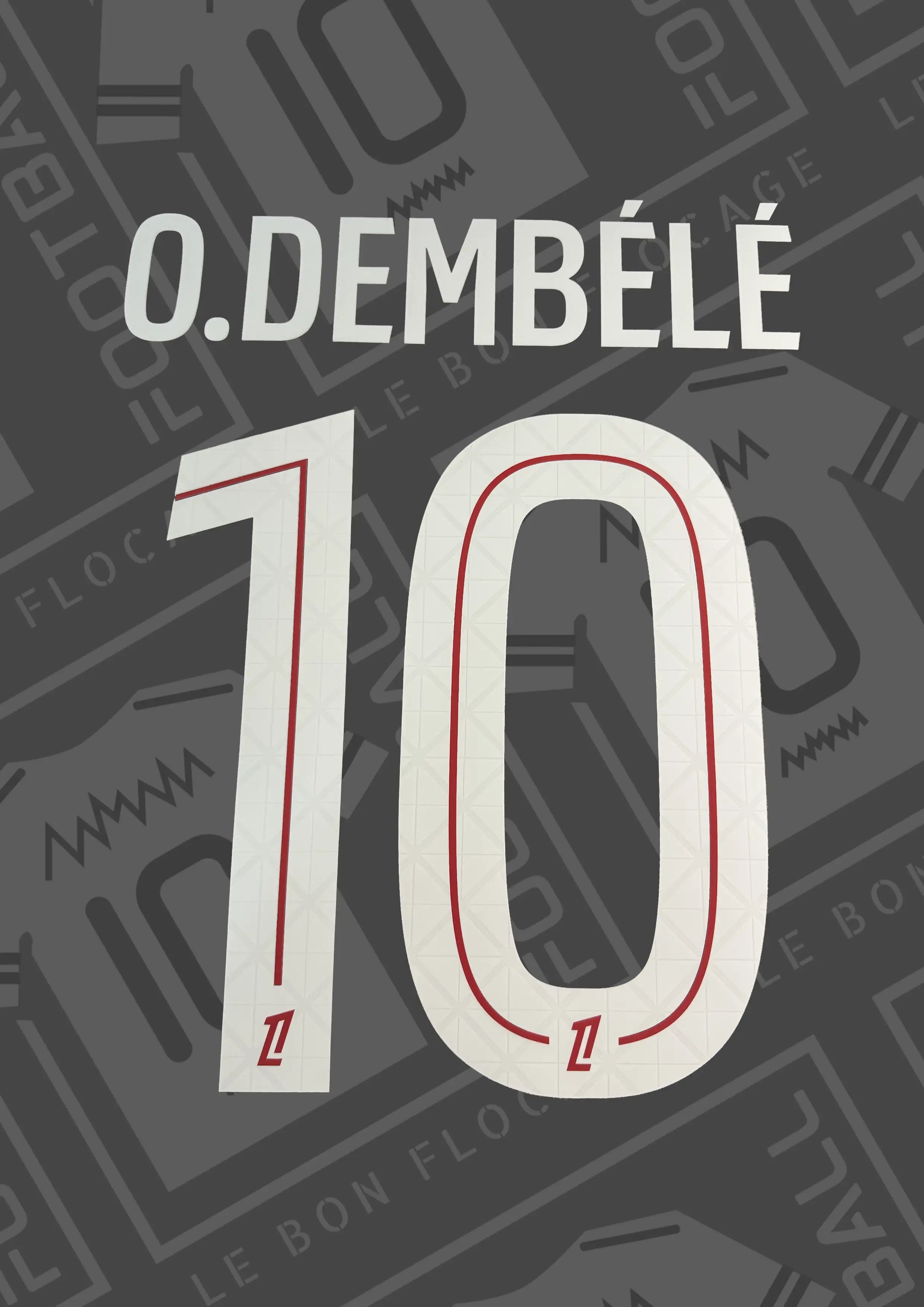Flocage PSG Mbele N°10 Maillot Domicile UCL 2025/2026 Adulte – Neuf