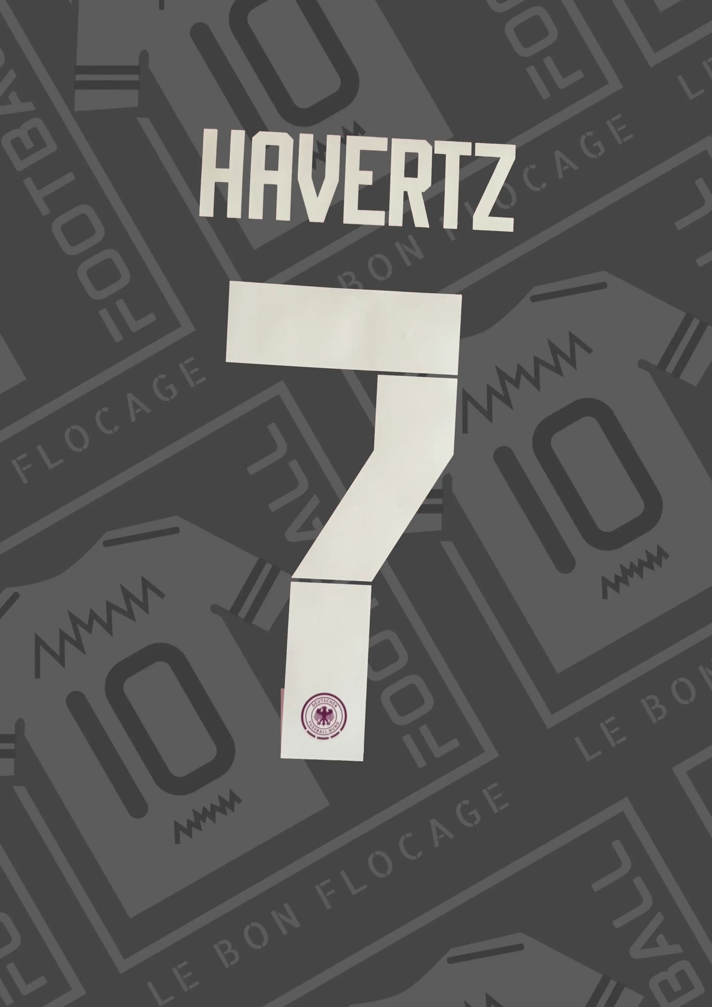 Flocage officiel - Allemagne, Havertz, 2024, extérieur