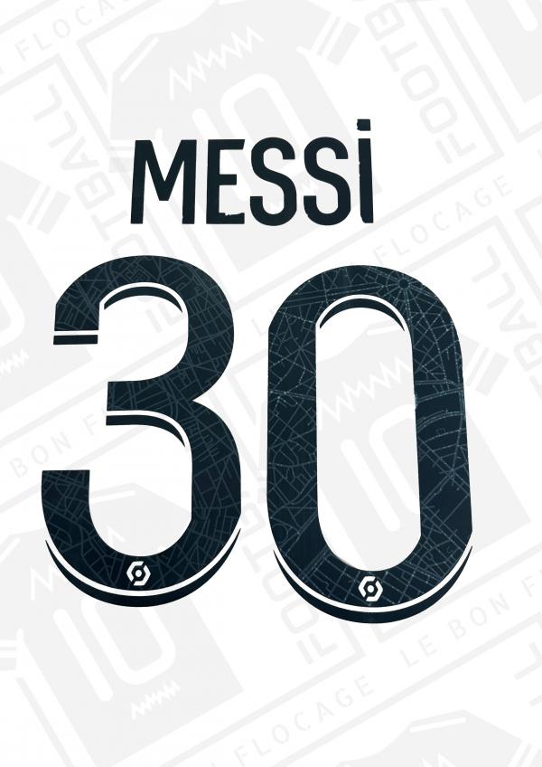 Selección oficial - PSG, Messi, 2022/2023, visitante