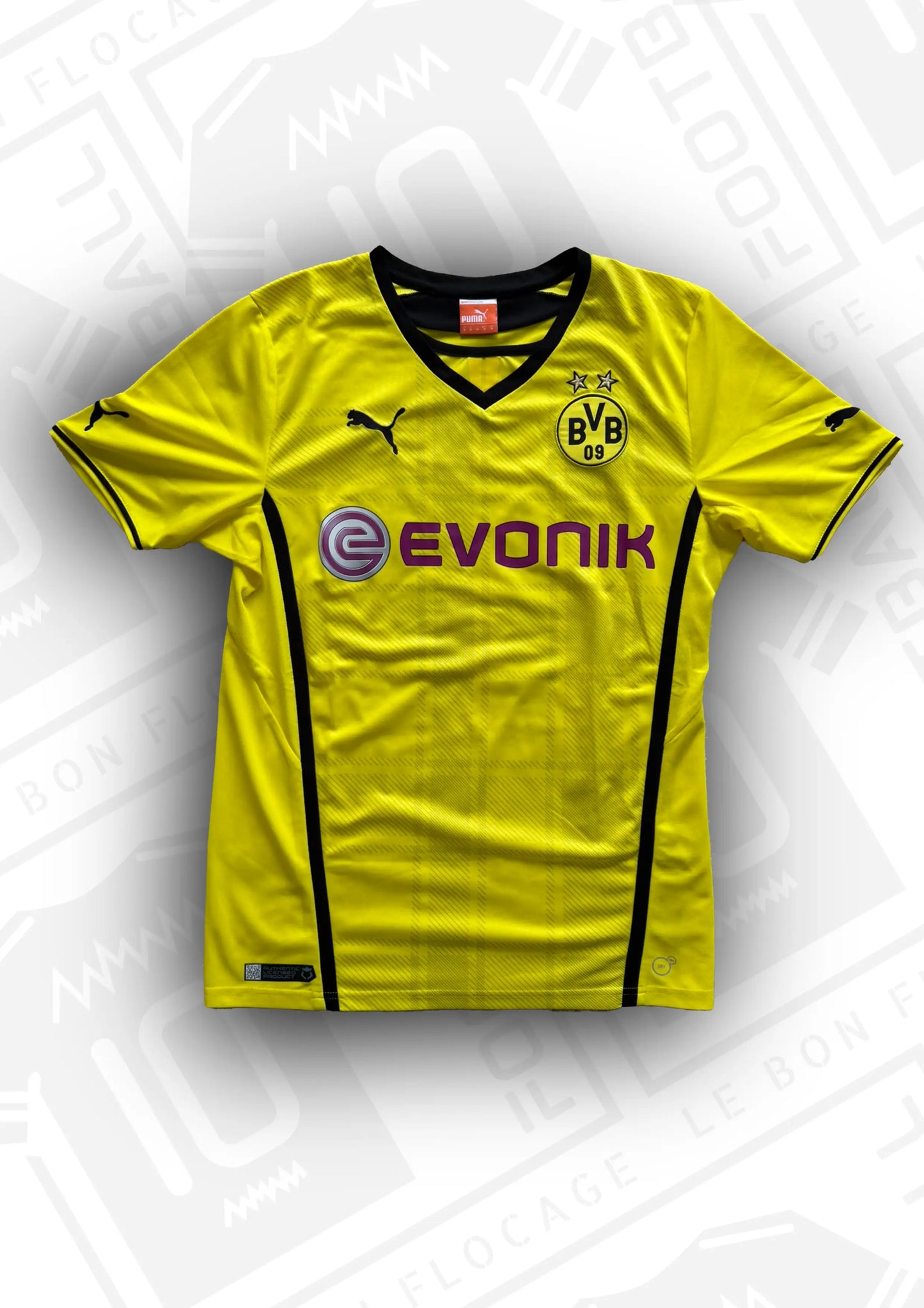 maillot-officiel-Dortmund-domicile-13-14-dos