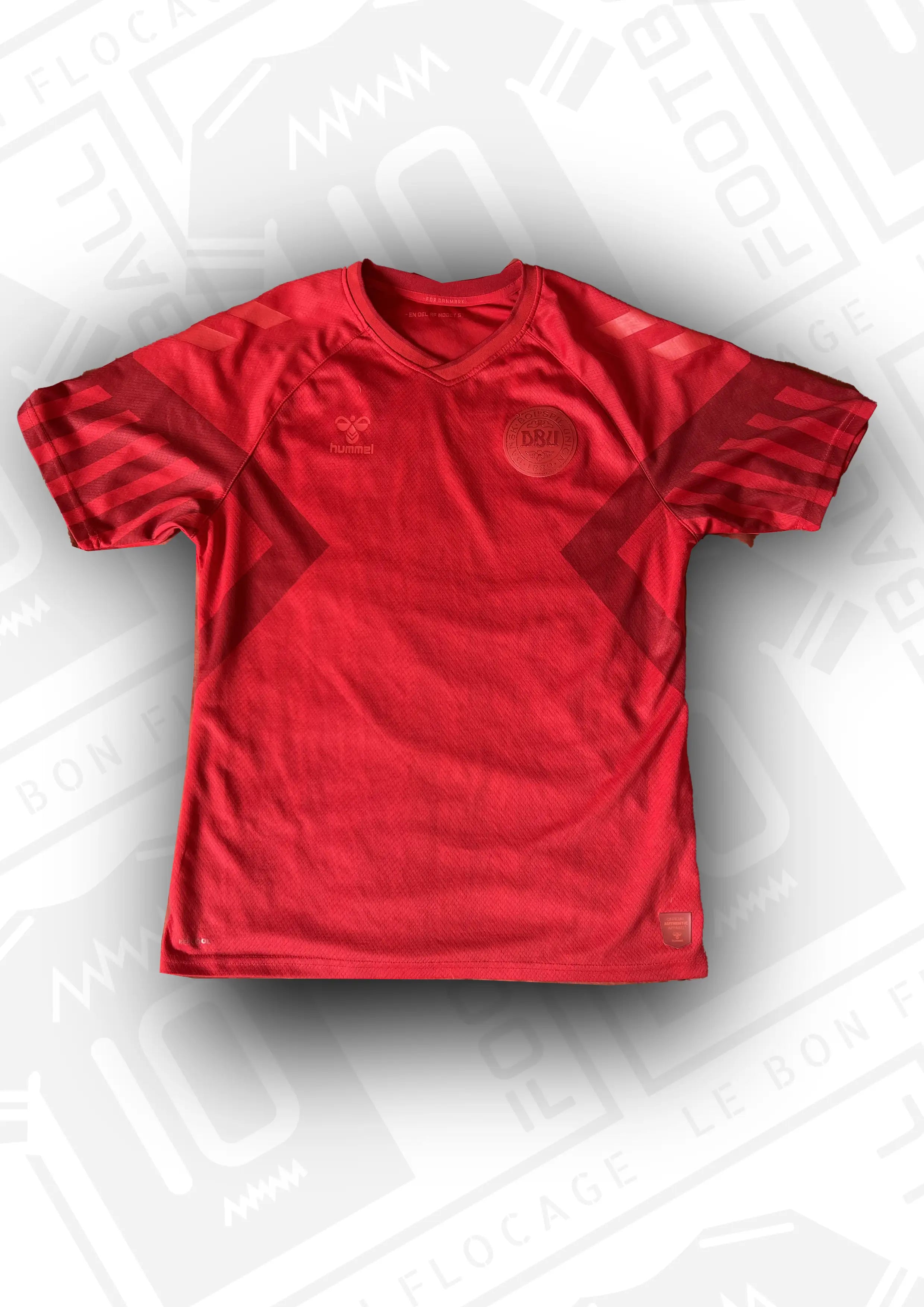 Maillot Danemark, domicile, 2022 (9,5/10) – Le Bon Flocage