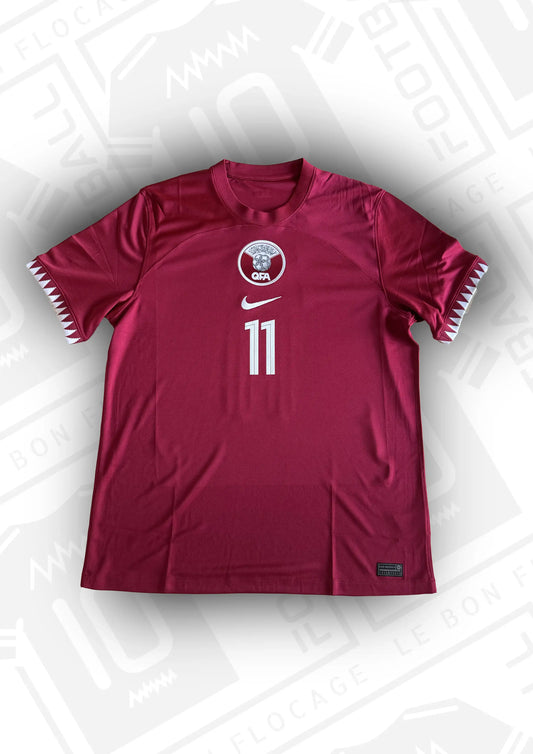 maillot-officiel-qatar-domicile-2022-face-numero-11