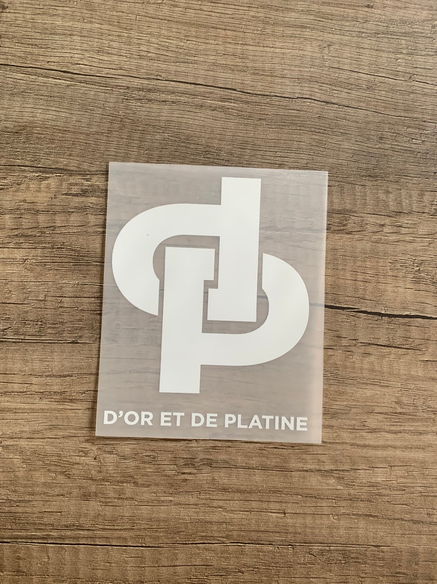 Patch officiel - D'Or & Platine