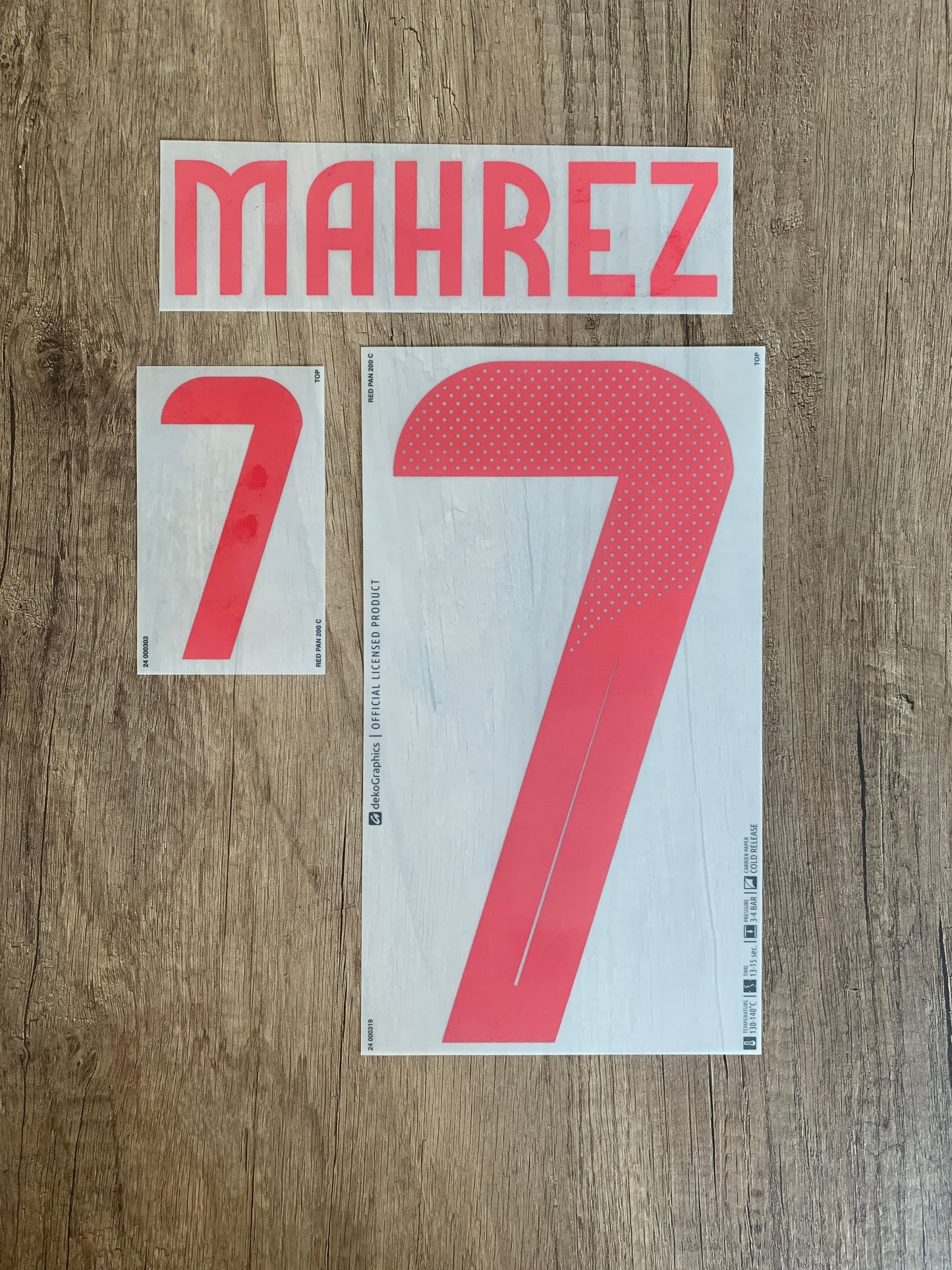 Flocage officiel - Algérie, Mahrez, 2023/2024, domicile