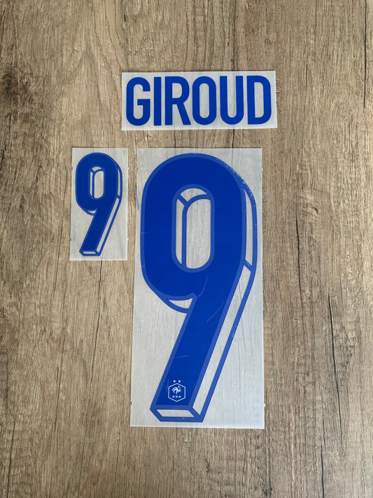 Flocage officiel - France, Giroud, 2023/2024, extérieur