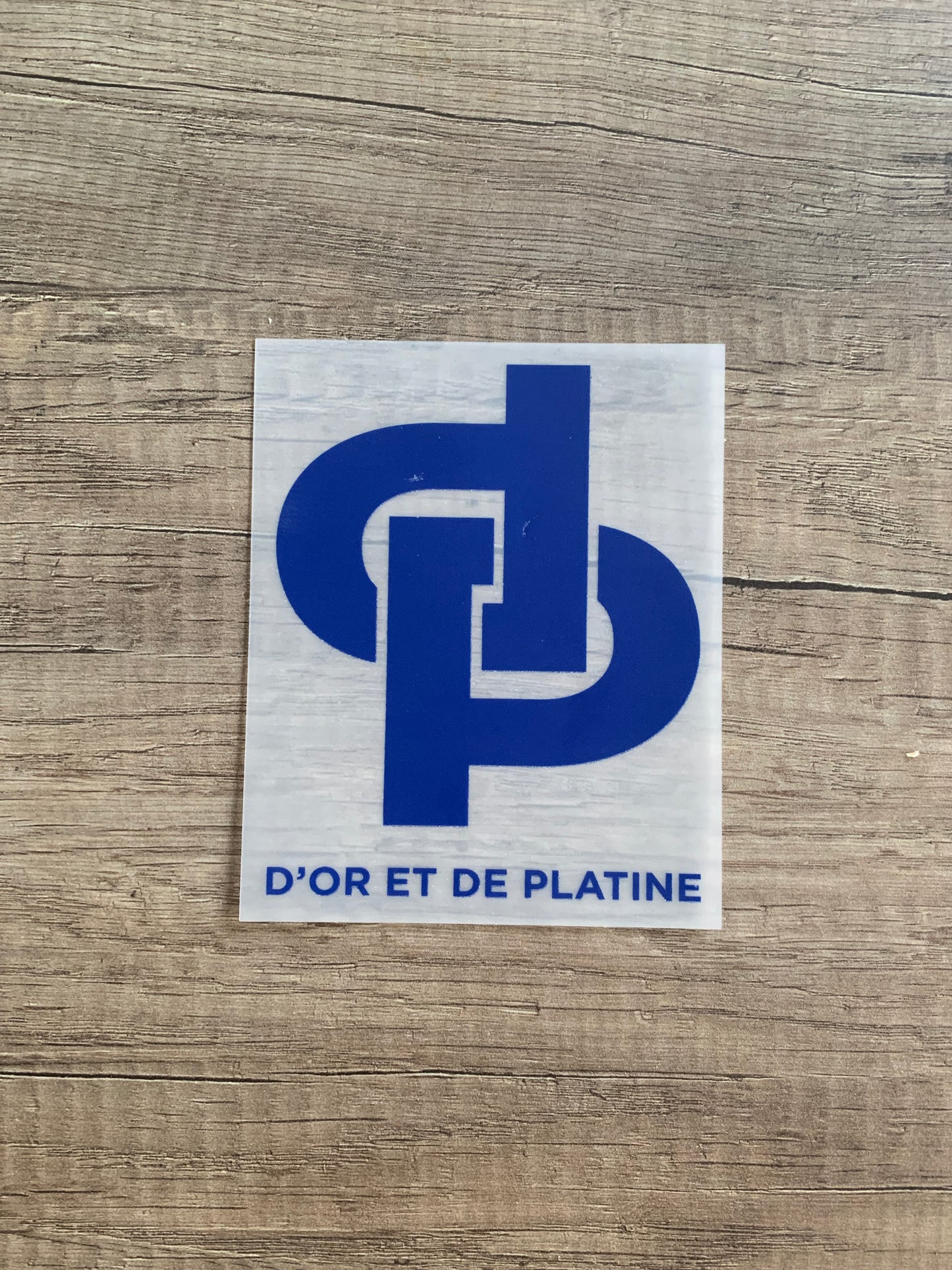 Patch officiel - D'or & Platine