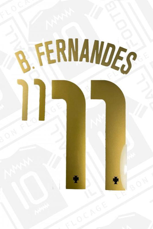 Flocage officiel - Portugal, Fernandes, 2020/2021, domicile