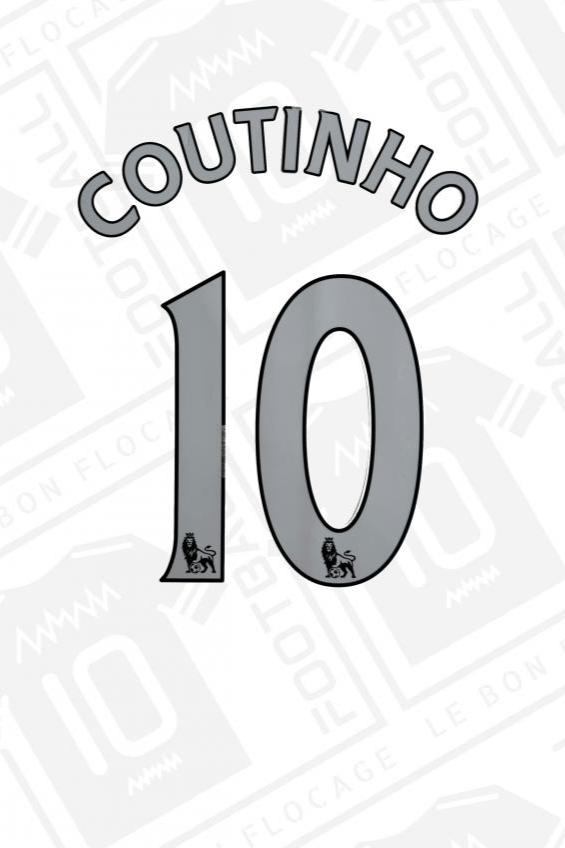 Flocage officiel - Liverpool, Coutinho, 2014/2015, domicile