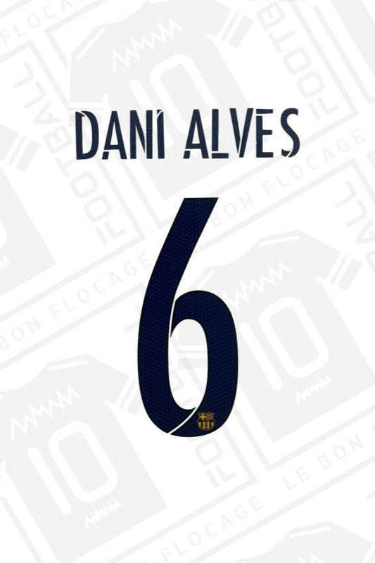 Flocage officiel - Barcelone, Dani Alves, 2015/2016, domicile