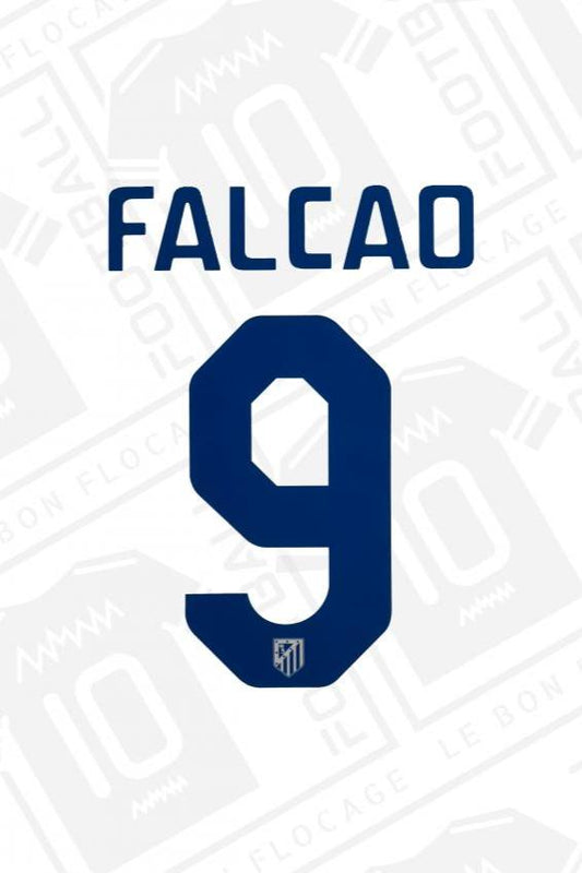 Flocage officiel - Atlético, Falcao, 2011/2012, domicile