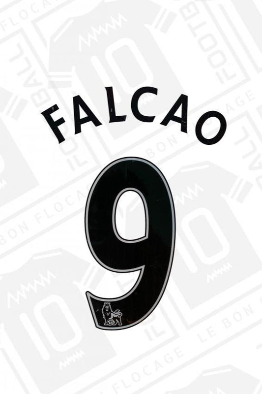 Flocage officiel - Man United/ Chelsea, Falcao, 2014/2016, Domicile, Blanc