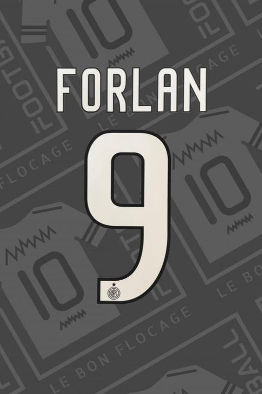 Flocage officiel - Inter Milan, Forlan, 2011/2012, domicile