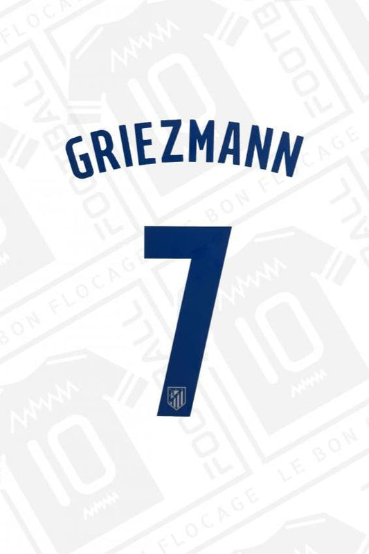 Flocage officiel - Atlético, Griezmann, 2016/2017, domicile