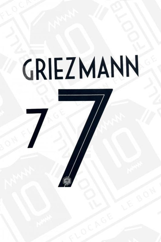 Flocage officiel - France, Griezmann, 2018/2019