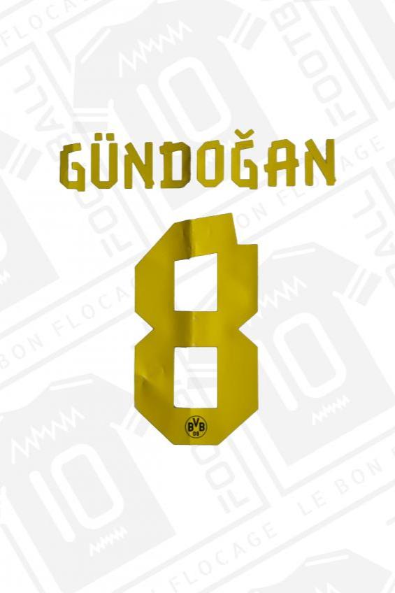 Flocage officiel - Dortmund, Gundogan, 2012/2013, extérieur