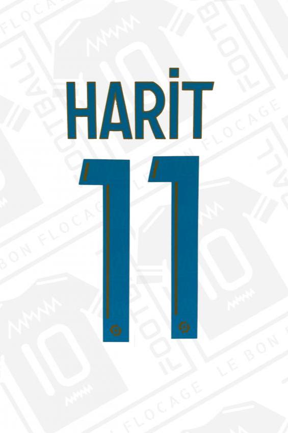 Flocage officiel - Marseille, Harit, 2023/2024, domicile