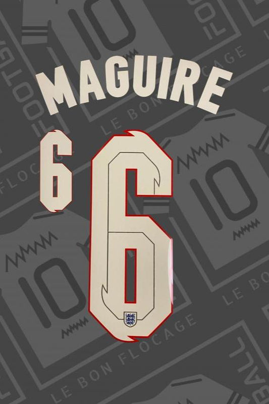 Flocage officiel - Angleterre, Maguire, 2019/2020, extérieur