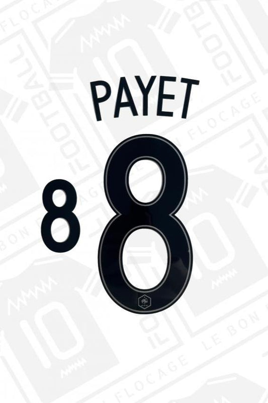 Flocage officiel - France, Payet, 2015/2016, extérieur