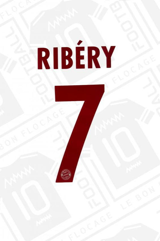 Flocage officiel - Bayern, Ribéry, 2008/2009, third