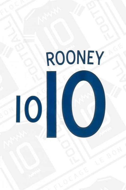 Flocage officiel - Angleterre, Rooney, 2015/2016, extérieur