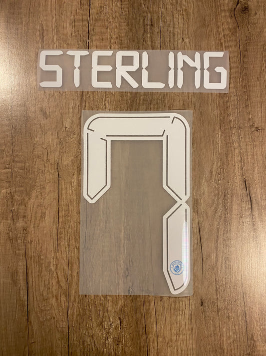 Flocage Manchester City Sterling - Maillot Domicile 2019/2022 - Neuf Avec étiquettes