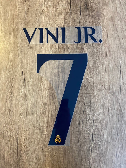 Flocage officiel - Real Madrid, Vini. JR, 2023/2024, domicile