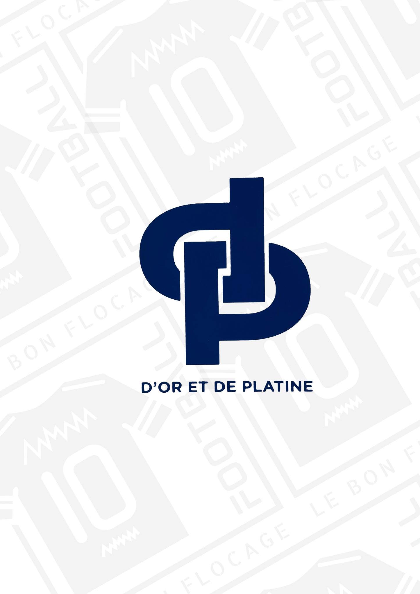 Patch officiel - D'Or & Platine - 2024/2025