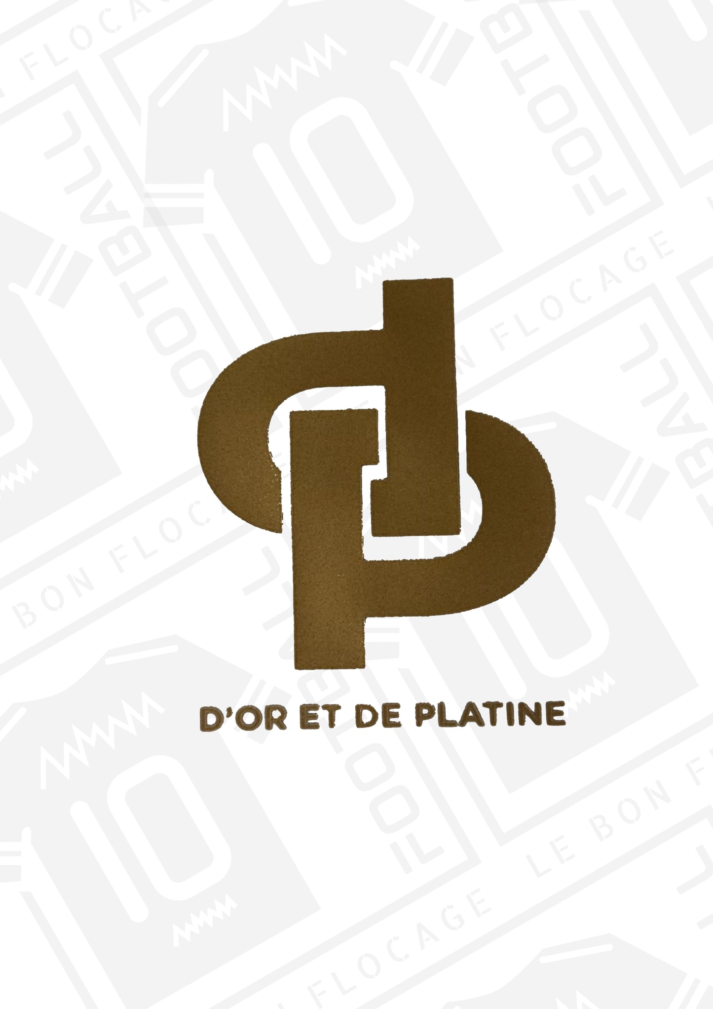 Patch officiel - D'Or & Platine - 2024/2025