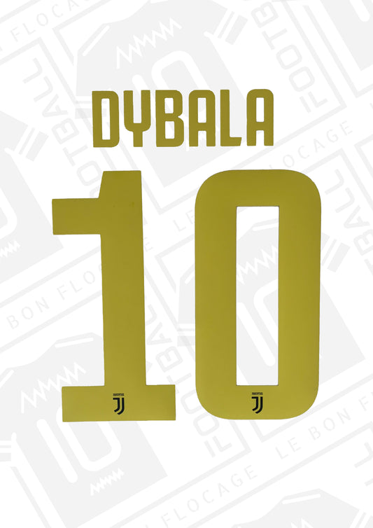 Flocage officiel - Juventus, Dybala, 2018/2019, third,