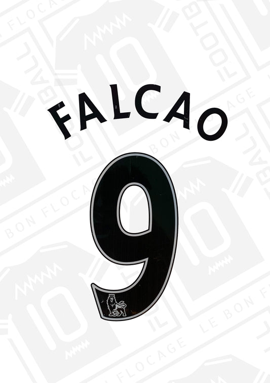 Flocage officiel - Man United/ Chelsea, Falcao, 2014/2016, Domicile, Blanc