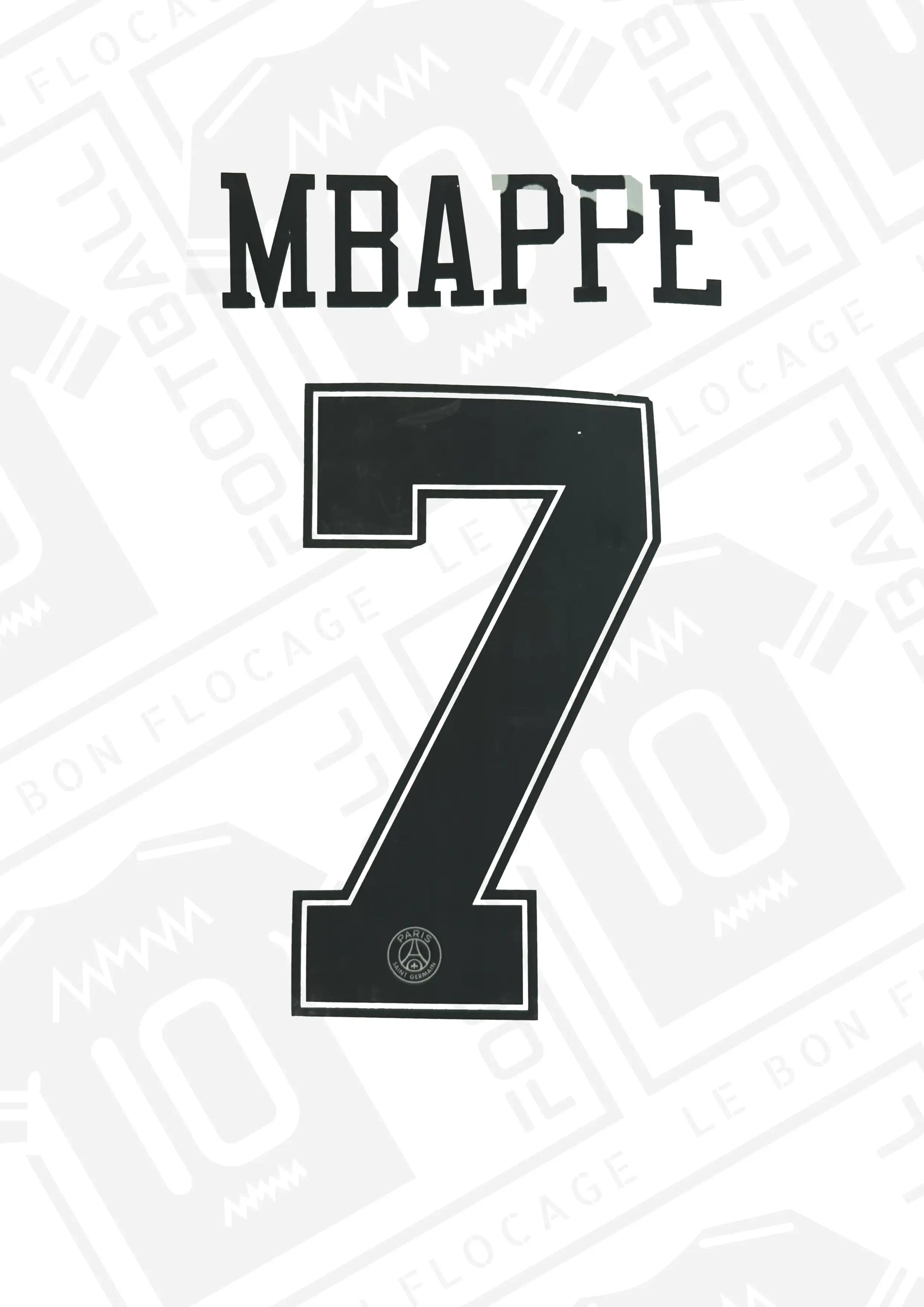 Flocage Officiel - PSG - MBAPPE 2018/2019, Fourth UCL