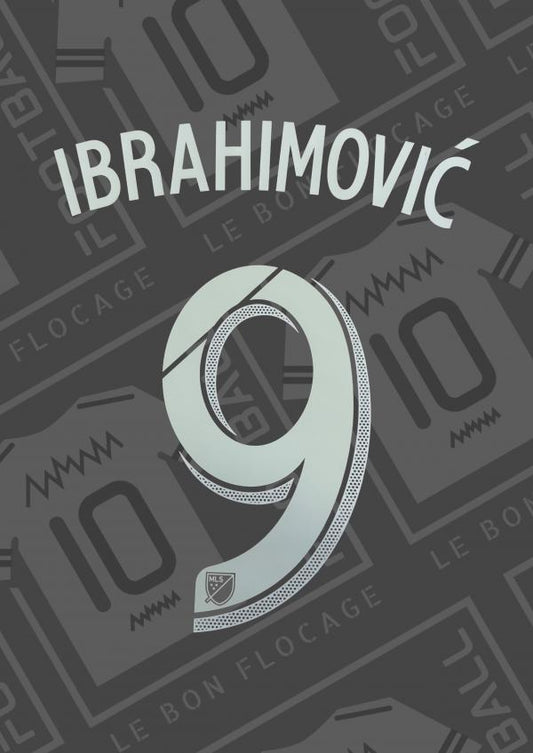 Flocage officiel - L.A Galaxy, Ibrahimovic, 2019/2020, extérieur