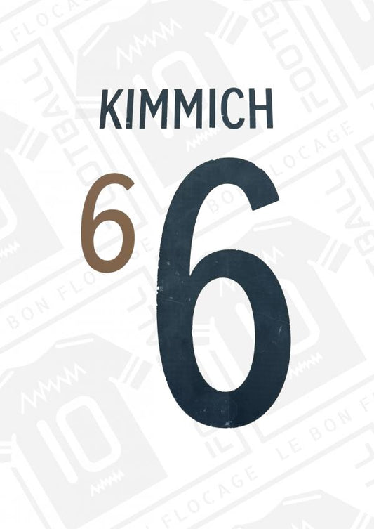 Flocage officiel - Allemagne, Kimmich, 2022, domicile