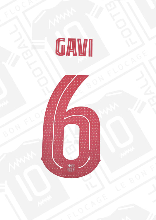 flocage-officiel-gavi-24-25-exterieur-LDC-barcelone