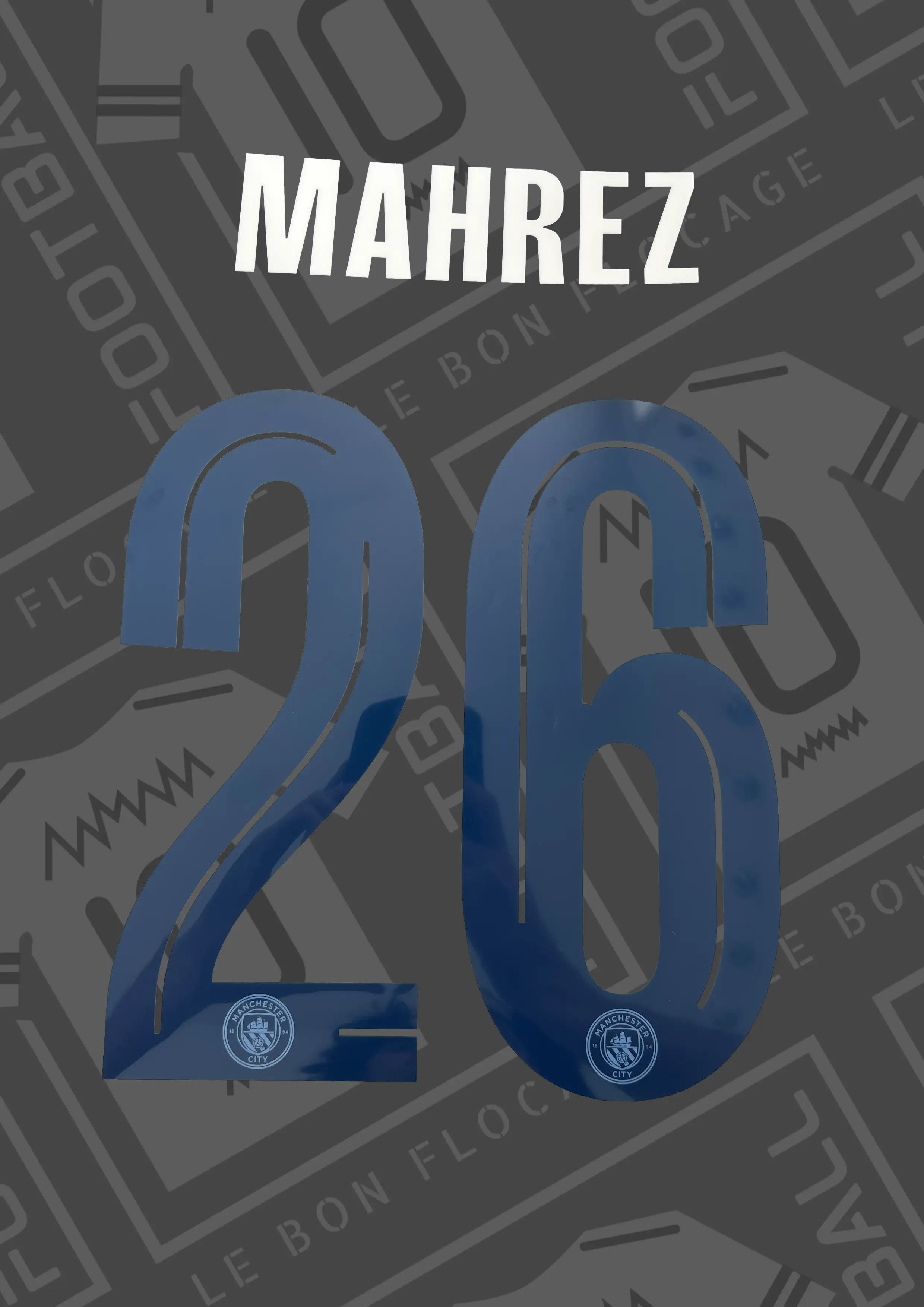 Flocage Officiel - Manchester City, Mahrez, 2022/2023, Third Europe, N – Footpress Flocage Officiel - Manchester City, Mahrez, 2022/2023, Third Europe, N – Footpress