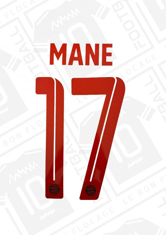 Flocage officiel - Bayern, Mané, 2022/2023, third