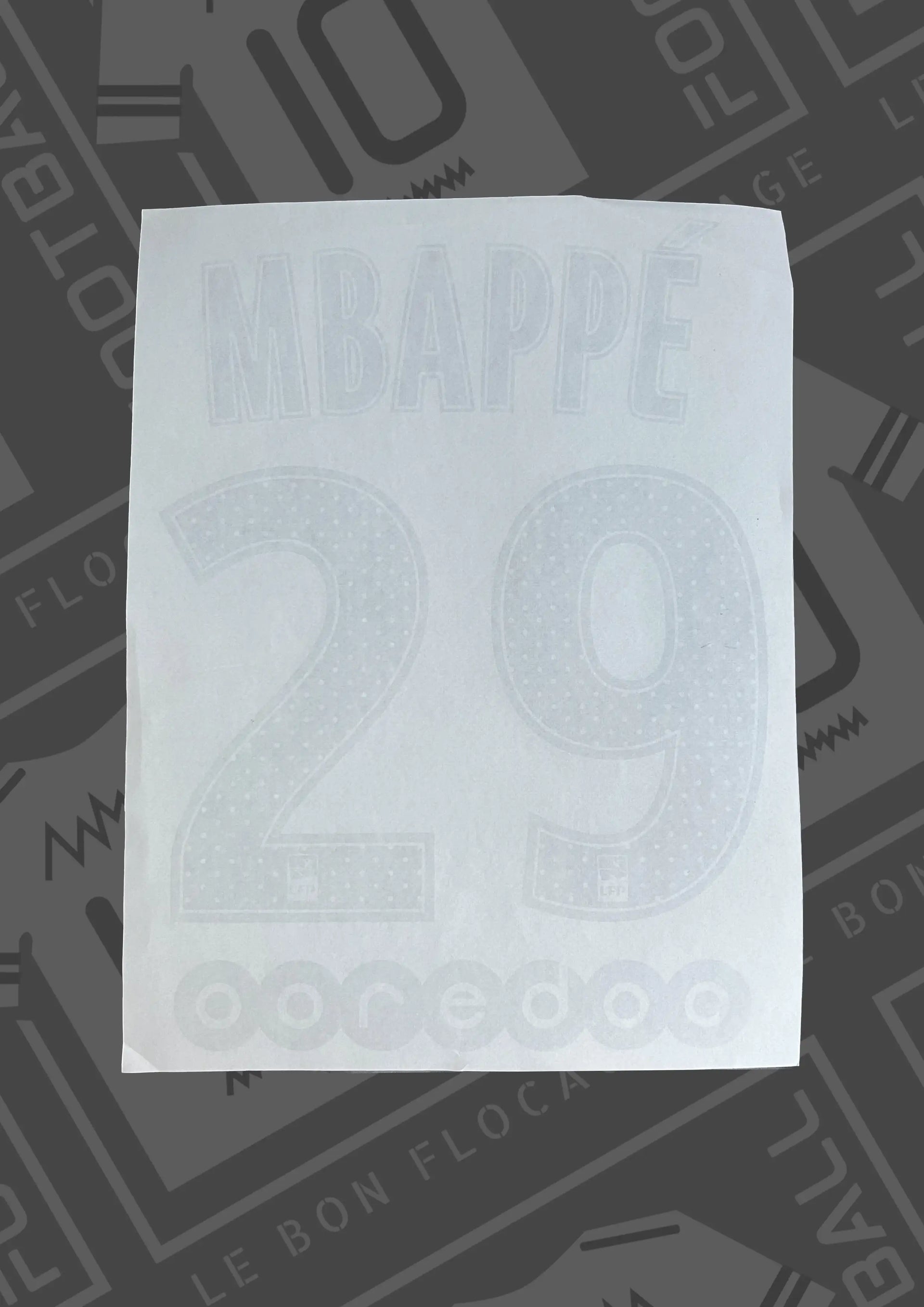 Flocage Officiel PSG 2018/2019 Mbappe Ext Ucl