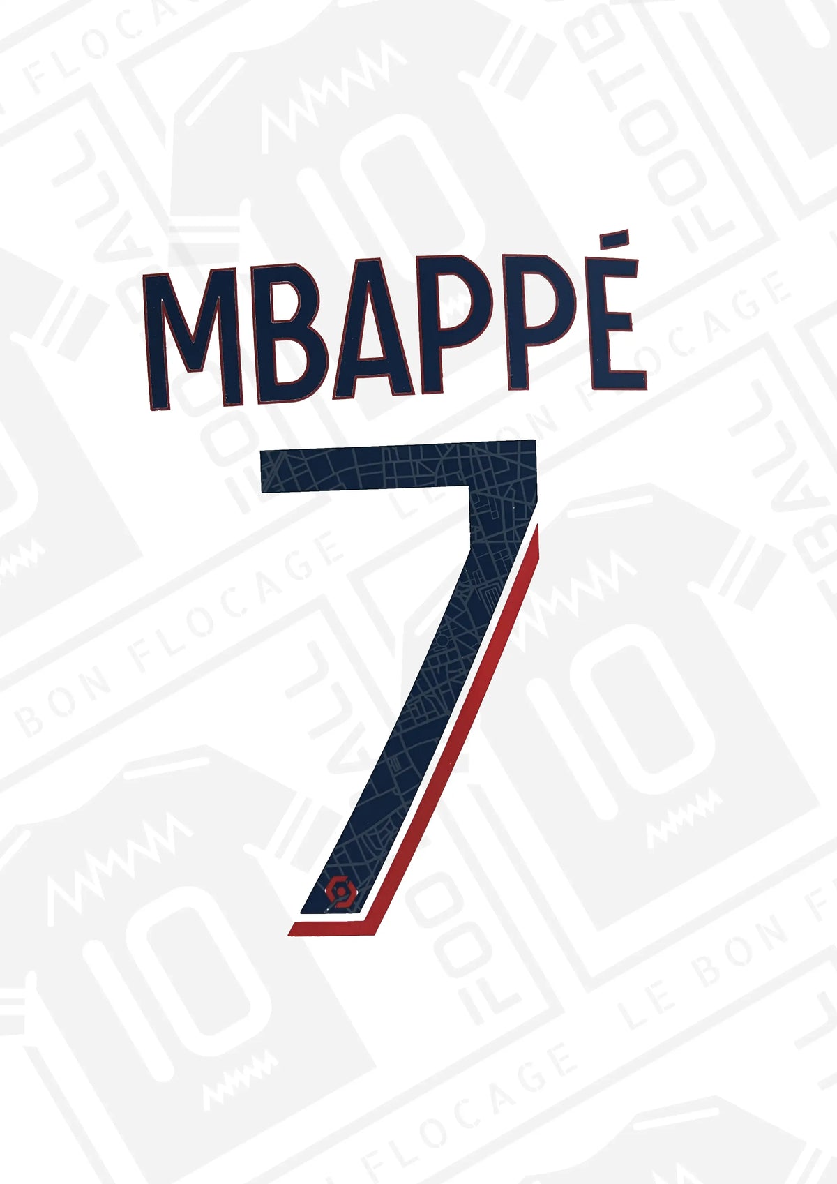 Flocage Officiel PSG 2023/2024 Mbappé Adulte UCL - Pour Personnaliser Ton Maillot