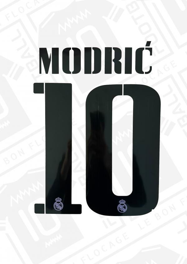 Flocage officiel - Real Madrid, Modric, 2022/2023, extérieur